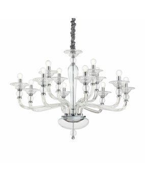 Люстра підвісна Ideal Lux Danieli sp12 trasparente 213484 213484-IDEAL LUX фото