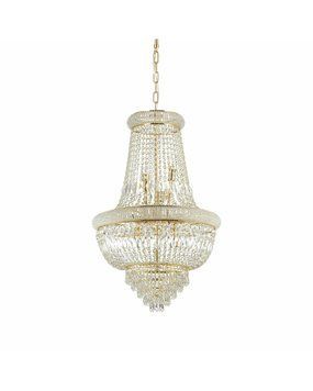 Люстра підвісна Ideal Lux Dubai sp10 ottone 207216 207216-IDEAL LUX фото
