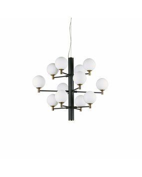 Люстра подвесная Ideal Lux Copernico sp12 nero 197319 197319-IDEAL LUX фото