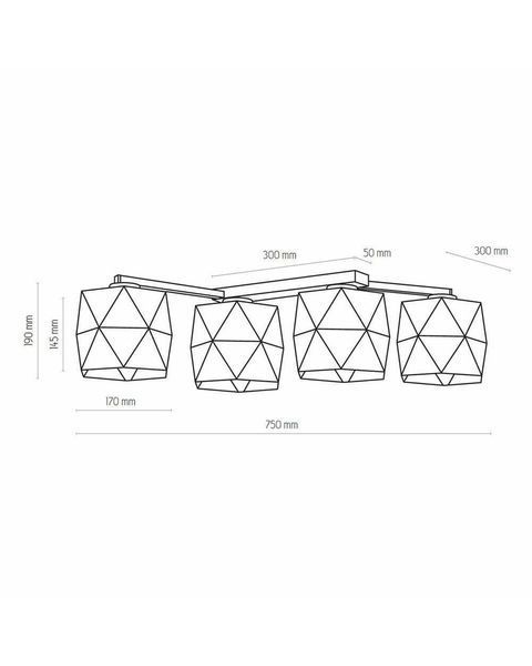 Люстра TK Lighting 3249 Siro white 3249-TK фото