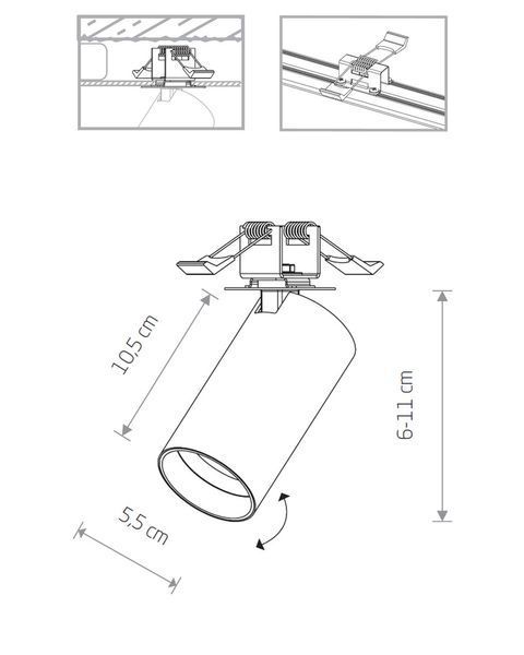 Спот Nowodvorski 7744 Mono Surface 7744-NOW фото