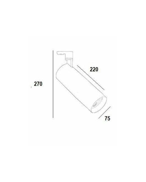 Трековий прожектор Westlight WL209CL BK 3000K 109500-WL фото