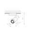 Трековый светильник Nowodvorski 7624 Profile Zoom Led 9W 580Lm 4000K 1L 7624-NOW фото 2