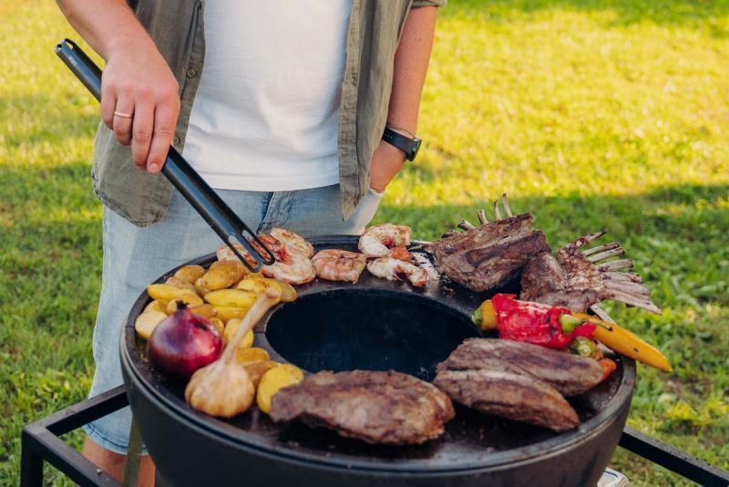 Щипці Hoefats Barbecue Tongs Black 00859 фото