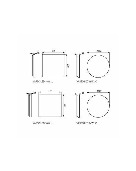 Вуличний світильник Kanlux 26445 Varso led 24w-nw-o 26445-KANLUX фото