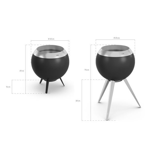 Гриль Hoefats MOON 45 All Black Low Stand 00941 фото