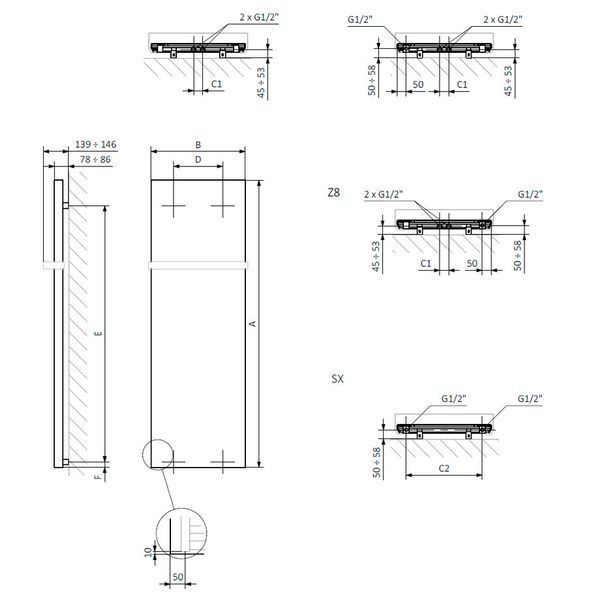 Рушникосушка Terma Case Slim TermaCase_Slim фото