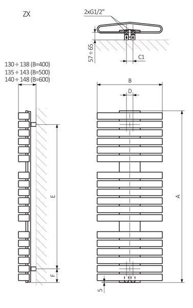 Полотенцесушитель Terma Iron D Electric TermaIronDEl фото