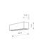 Бра Nowodvorski 6350 STRAIGHT WALL GRAPHITE XS 6350-NOW фото 2