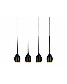 Подвесной светильник Azzardo AZ0100 SHINY BLACK IZZA ( MD 1288B-4BL) AZ0100 фото