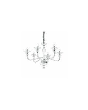 Люстра підвісна Ideal Lux Danieli Sp6 Trasparente 159959 159959-IDEAL LUX фото