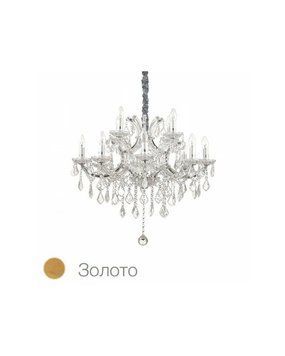 Люстра подвесная Ideal Lux Napoleon Sp12 Oro 167404 167404-IDEAL LUX фото