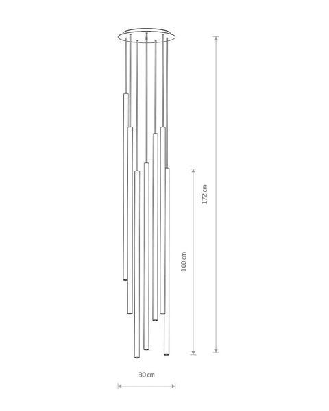 Подвесной светильник Nowodvorski 7668 Laser G9 10W Br 7668-NOW фото