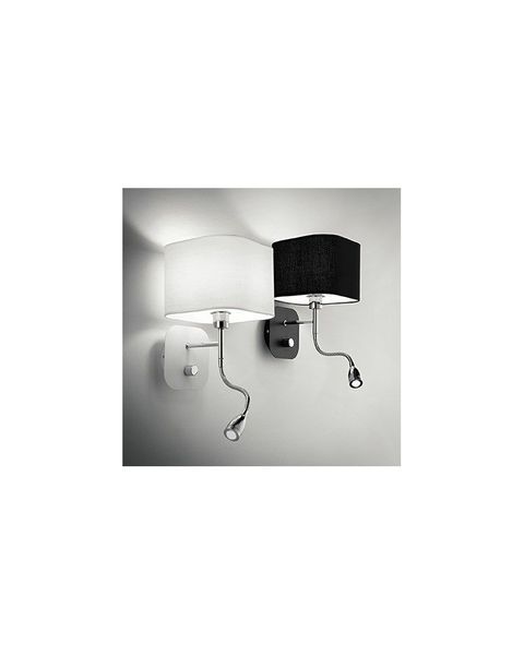 Бра Ideal Lux HOLIDAY AP2 NERO 124179 124179-IDEAL LUX фото