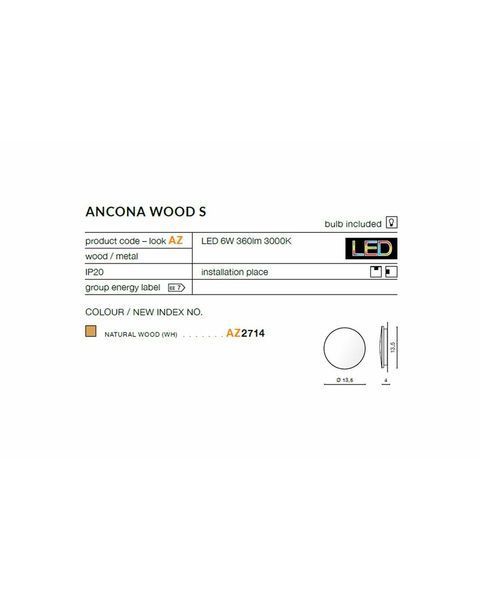 Светильник настенный Azzardo AZ2714 Ancona (5901238427148) AZ2714 фото