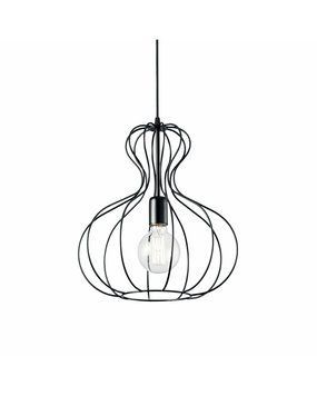 Підвісний світильник Ideal Lux Ampolla-1 sp1 nero 148502 148502-IDEAL LUX фото