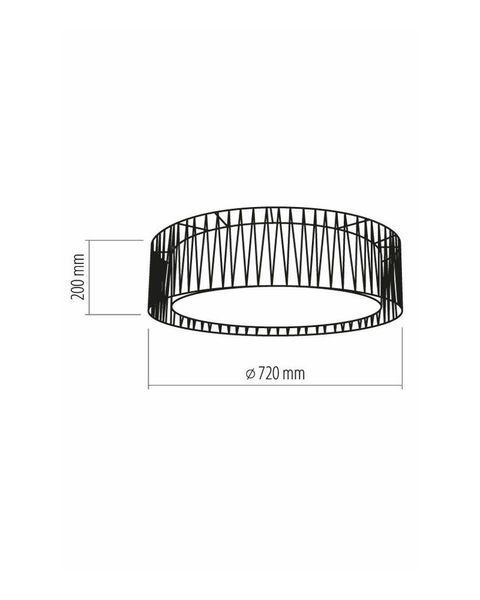 Потолочный светильник TK lighting 1658 Harmony black 1658-TK фото