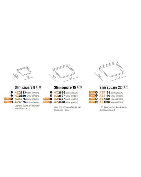 Точечный светильник Azzardo AZ2830 Slim (5901238428305) AZ2830 фото