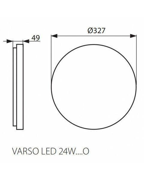 Вуличний світильник Kanlux 26984 Varso LED 24W-NW-O-SE 26984-KANLUX фото