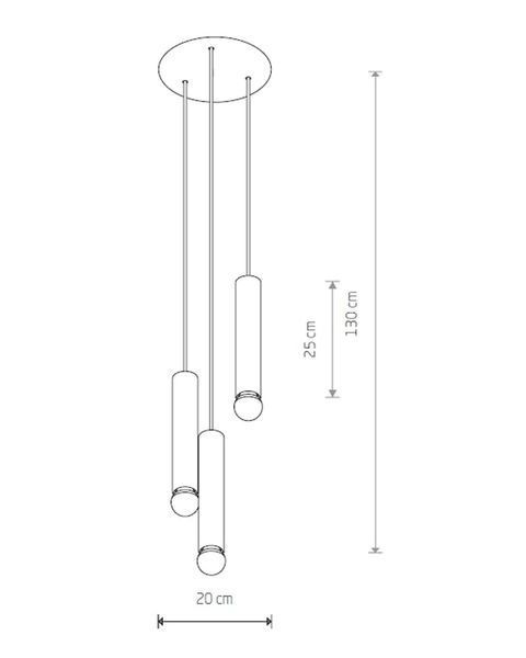 Подвесной светильник Nowodvorski 7855 Baton III 7855-NOW фото
