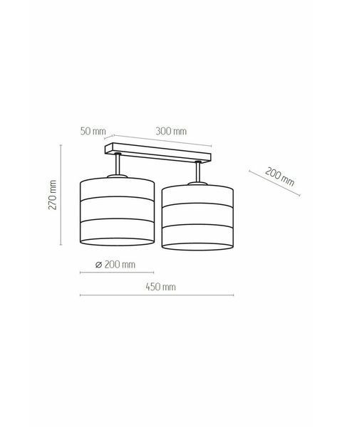 Люстра TK lighting 3223 Tago white 3223-TK фото