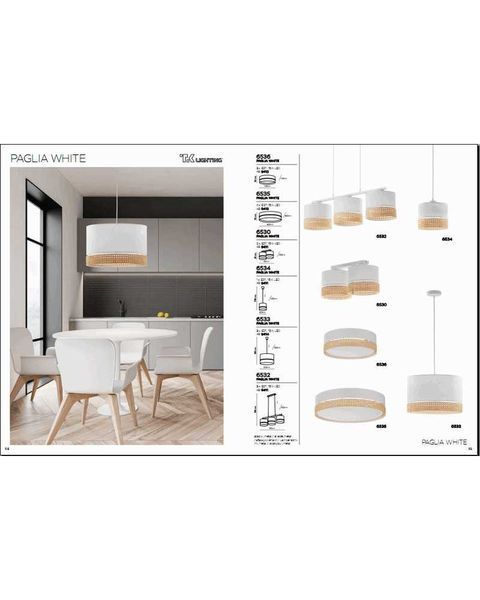 Потолочный светильник TK Lighting 6536 Paglia 6536-TK фото