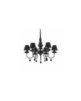 Люстра підвісна Ideal Lux BLANCHE SP6 NERO 111872 111872-IDEAL LUX фото