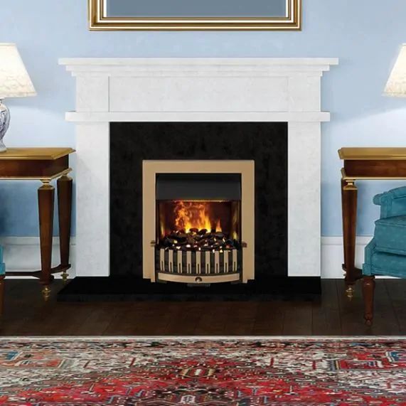 Dimplex Opti-myst Danville Antique Brass Steam Fireplace
