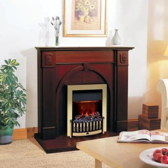 Dimplex Opti-myst Danville Antique Brass Steam Fireplace