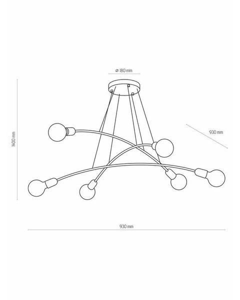 Люстра TK lighting 6144 Helix white 6144-TK фото