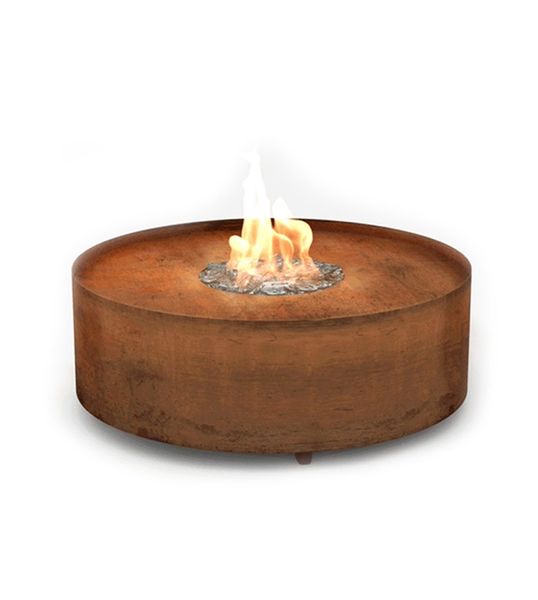 Газовий камін Planika Galio Fire Pit Corten Automatic firepit-corten-a фото