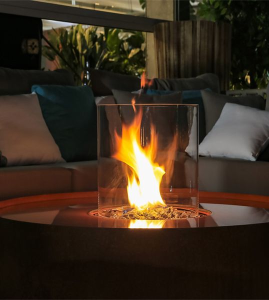 Газовий камін Planika Galio Fire Pit Corten Automatic firepit-corten-a фото