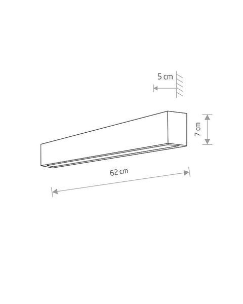 Настенный светильник Nowodvorski 7568 Straight Wall Led S 7568-NOW фото