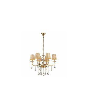 Люстра подвесная Ideal Lux / Идеал Люкс PANTHEON SP6 ORO 088068-IDEAL LUX фото