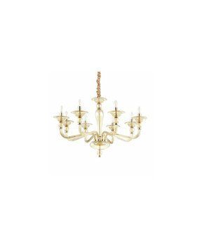 Люстра підвісна Ideal Lux Danieli Sp8 Ambra 159973 159973-IDEAL LUX фото