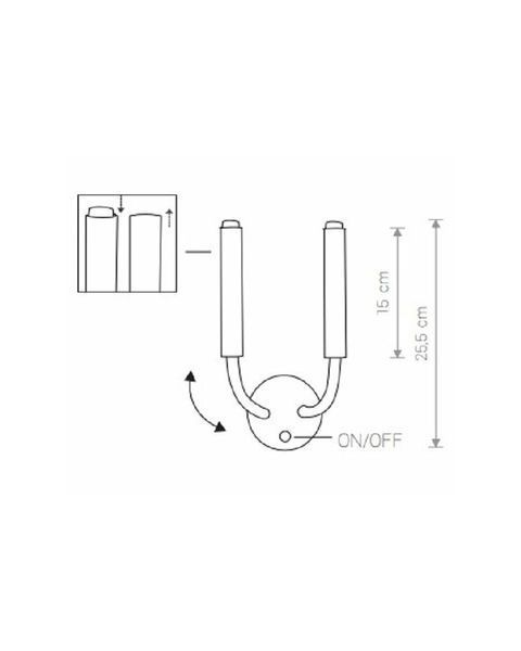 Бра Nowodvorski 9055 Stalactite 9055-NOW фото