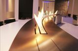 Автоматичний біокамін Decoflame Denver Curved e-Ribbon Fire 73000 фото