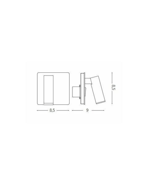 Бра Ideal Lux 250137 Lite AP Nickel 250137-IDEAL LUX фото