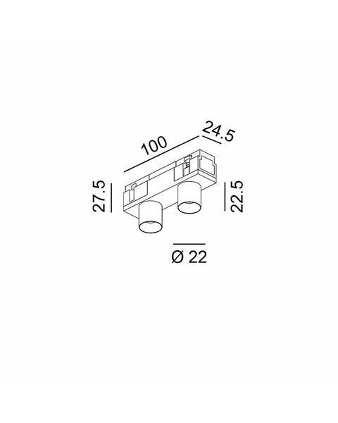 Магнітний світильник LTX 06.2221.4.930.BR IN_LINE48 123243-LTX фото