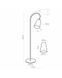 Торшер TK Lighting 5166 Wire silver 5166-TK фото 3