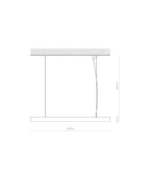 Светильник Nowodvorski 10216 CL Office Pro 150 LED 40W 5250 Lm 4000K IP20 Wh 10216-NOW фото