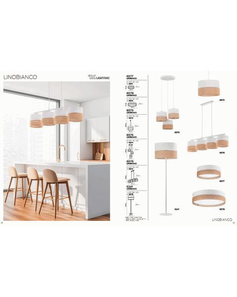 Потолочный светильник TK Lighting 6578 Linobianco 6578-TK фото