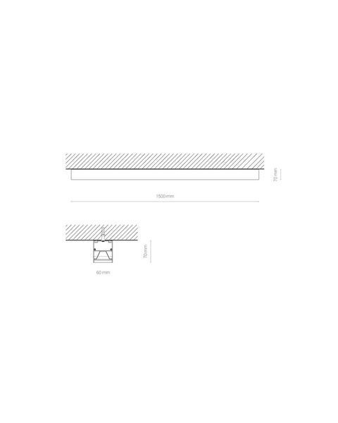 Светильник Nowodvorski 10216 CL Office Pro 150 LED 40W 5250 Lm 4000K IP20 Wh 10216-NOW фото