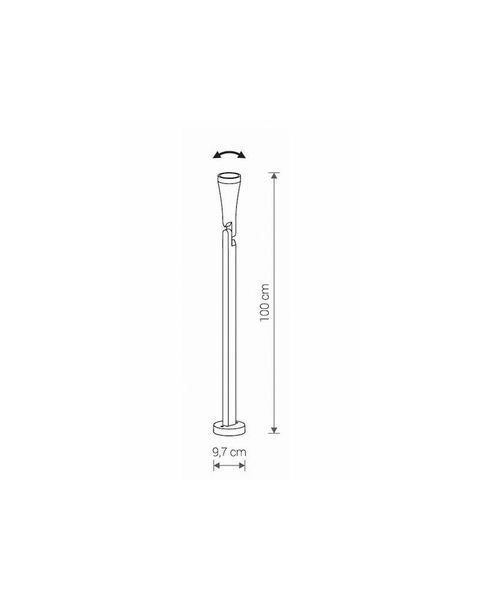 Уличный светильник Nowodvorski 9563 Ottawa Graphite I stojąca 9563-NOW фото