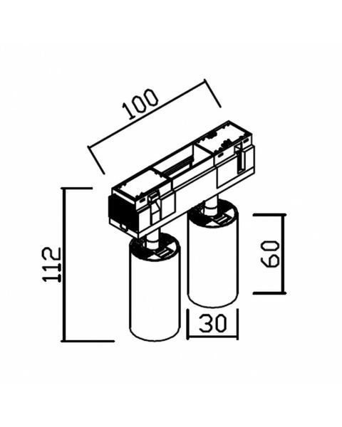 Магнитный светильник LTX 06.2301.14.930.WH In Line Tub 110998-LTX фото