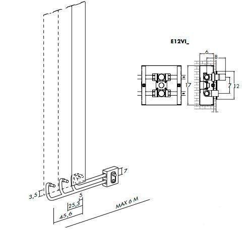 Дизайн радиатор Antrax Loft V loft-v-1500-200 фото