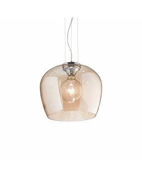 Підвісний світильник Ideal Lux 241524 Blossom SP1 Ambra 241524-IDEAL LUX фото