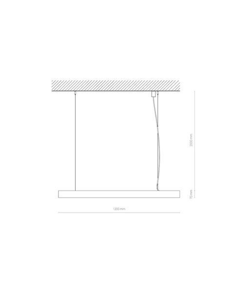 Светильник Nowodvorski 10212 CL Office Pro 120 LED 31W 4160Lm 4000K IP20 Wh 10212-NOW фото