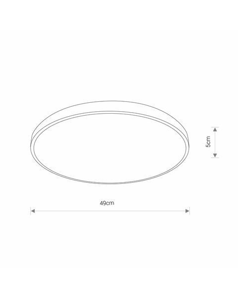 Потолочный светильник Nowodvorski 8184 Agnes Round led 32w 8184-NOW фото
