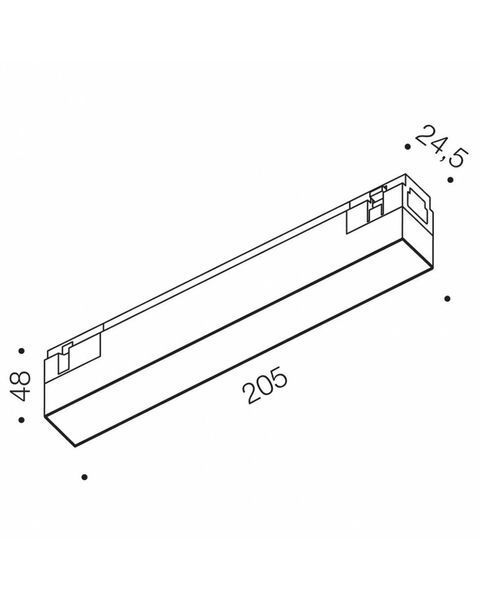 Магнітний світильник LTX 06.2050.6.930.BK In Line Linea 110974-LTX фото